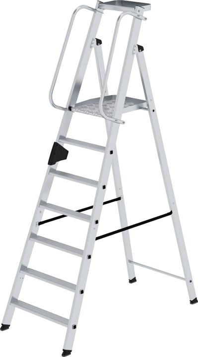 Produktbild Munk Plattformleiter 7 Stufen mit Ablageschale (Plattformleiter, 143 cm)