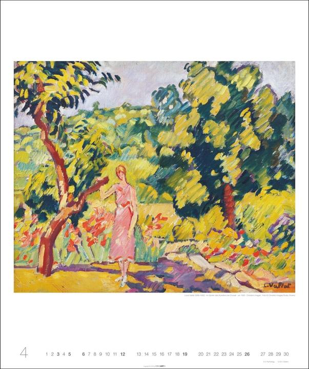 Produktbild Die schönsten Gärten des Impressionismus Edition Kalender 2026 (46 x 55 cm, Deutsch)