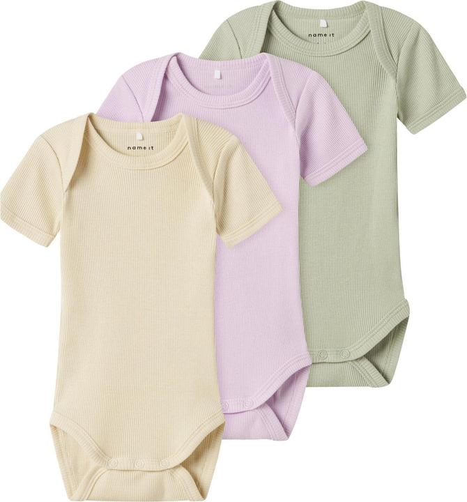 Produktbild Name it Nbnbody 3p Ss Solid Rib Noos (62)