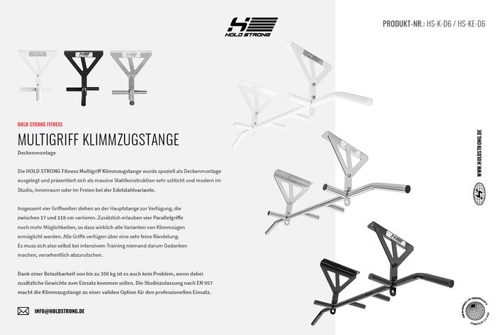 Actual product image Hold Strong Multi-grip pull-up bar for ceiling mounting
