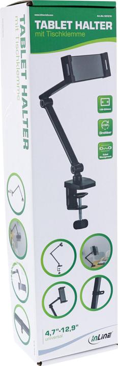 Image du produit InLine Support de tablette avec pince de table