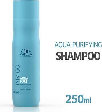 Actual product image Wella Invigo Balance - Aqua Pure Shampoo (250 ml, Liquid shampoo)