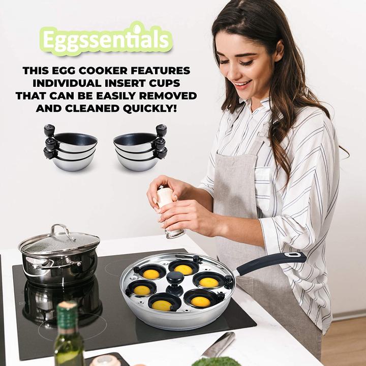 Produktbild Eggssentials Pochierte Eierkocher aus Edelstahl