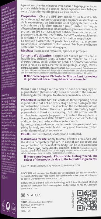 Immagine prodotto Bioderma Cicabio (Crema solare viso, SPF 50+, 30 ml, 48 g)