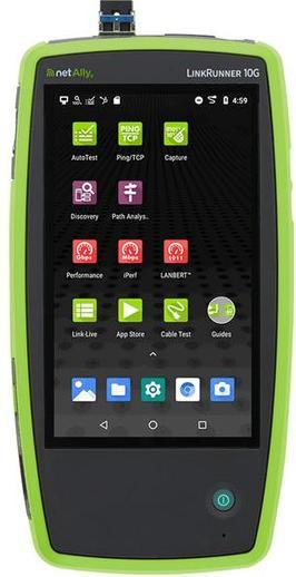 Actual product image Netally LR10G-100, LinkRunner 10G Smart Network Tester