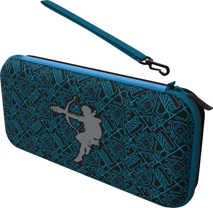 Actual product image PDP REMATCH GLOW Controller & Travel Case GLOW Bundle: Sheikah Shoot, For Nintendo Switch, Nintendo Swit (Switch OLED, Switch)