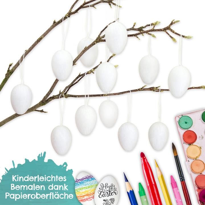 Produktbild Papierdrachen Ostereier Pappmaché (12 x)