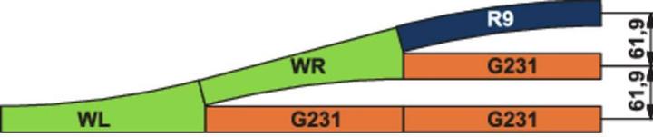 Produktbild Piko Gerade G239 VE6 (Spur H0)
