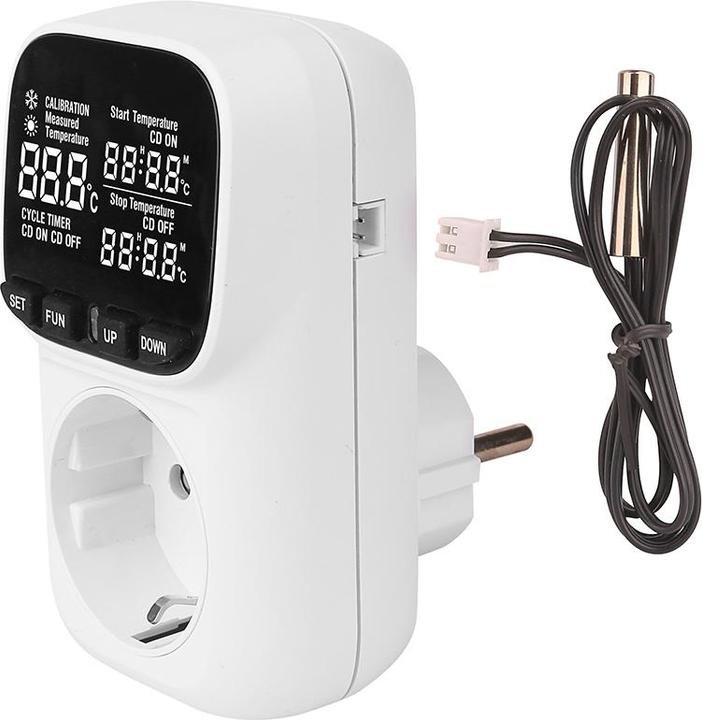 Immagine prodotto Offgridtec Termoregolatore per prese di corrente con display digitale e sensore esterno