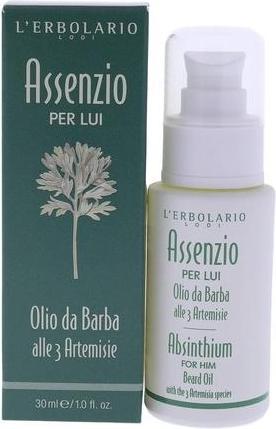 Image du produit L'erbolario Huile à barbe Absinthium for Him aux trois espèces d'Artémisia (30 ml)