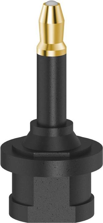 Immagine prodotto Hama Adattatore ODT, Toslink femmina - 3,5 mm ottico maschio, placcato oro (Adattatore angolare)