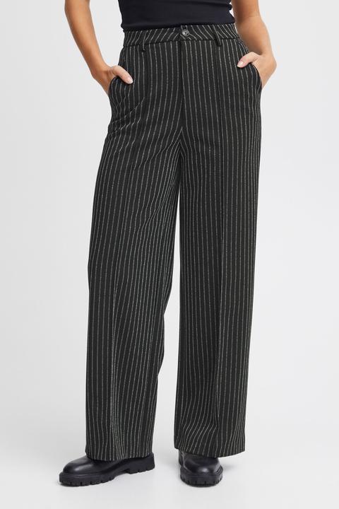 Actual product image Pulz Jeans Pulz - PZKIRA LUREX HW Pants Wide Leg - Trousers - 50207741 (XXL)