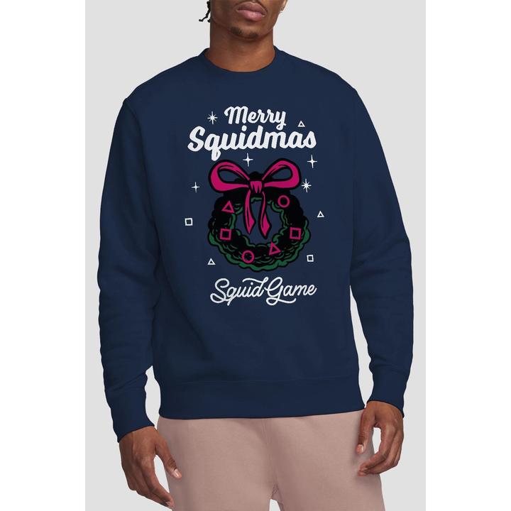 Immagine prodotto Squid Game Merry Squidmas Felpa Corona di Fiori Adulto Unisex (S)