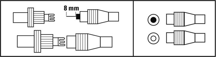 Produktbild Hama Koax-Set, Metall, Stecker/Kupplung, schraubbar (Antennenkabel)