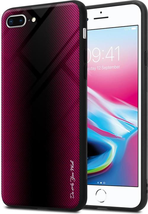 Immagine prodotto Cadorabo Copertura di vetro a strisce in TPU (Apple iPhone 7 Plus, Apple iPhone 7s Plus)