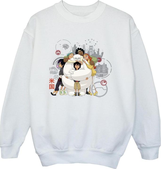 Disney Big Hero 6 Baymax Group Hug Sweatshirt Jungen
