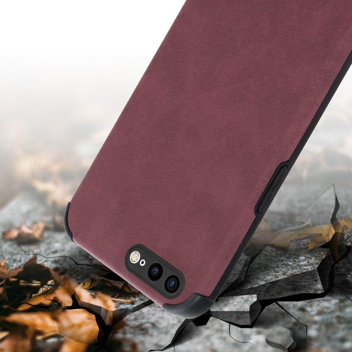 Produktbild Cadorabo Hülle für Apple iPhone 7 PLUS / 7S PLUS / 8 PLUS im TPU Matt Leder LM161 Style (Apple iPhone 7 Plus, Apple iPhone 7s Plus)
