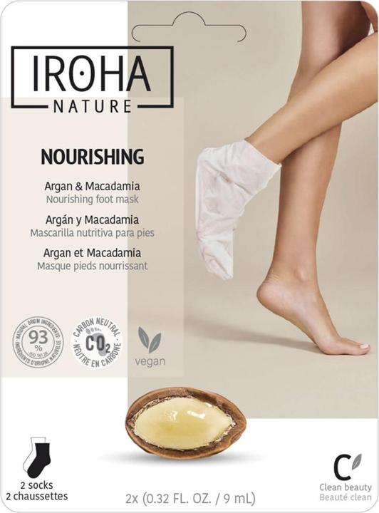 Immagine prodotto Iroha Nature Natura - Maschera per i piedi Calze nutrienti (Maschera del piede, 18 ml)