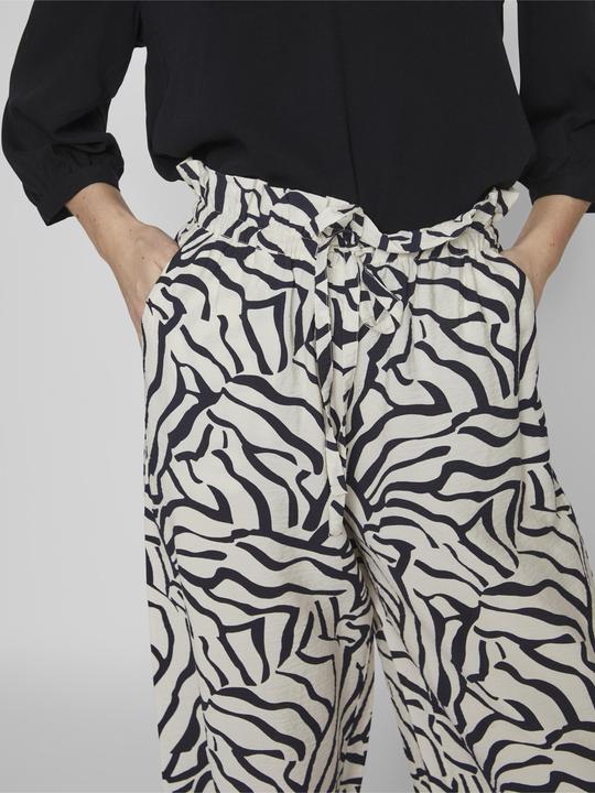 Actual product image Vila Patterned High Waist Trousers (38)