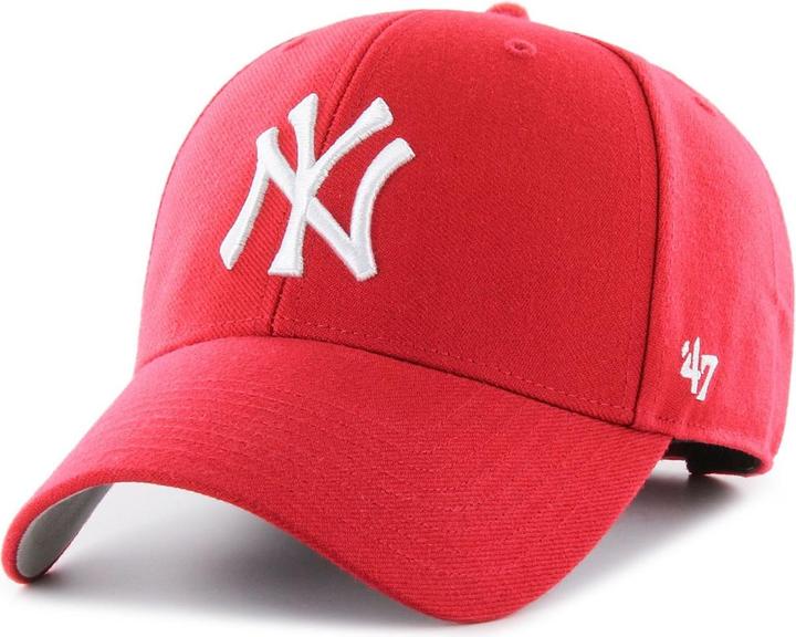 47 Brand Adjustable Kinder Cap - New York Yankees rot (52, 53, 54, 55, 56)