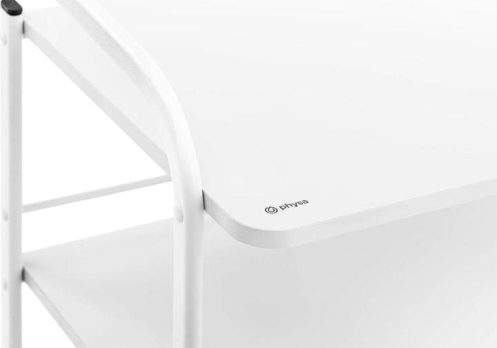 Produktbild Physa Kosmetikwagen Arbeitswagen Beistellwagen Salon-Trolley 3 Ablagen White