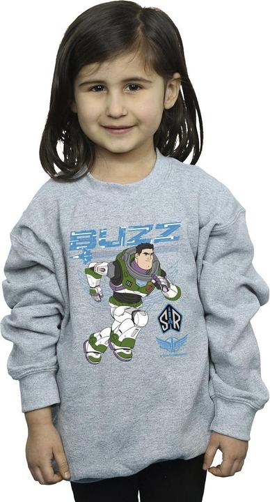 Actual product image Disney Girls Lightyear Buzz Run To Action Sweatshirt (116)