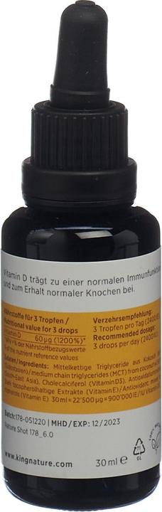 Produktbild Kingnature Vitamin D3 Vida (1 Stück, Flüssigkeit, 103 g)