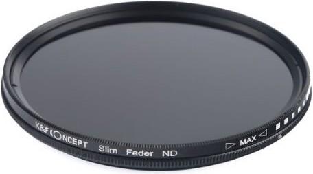 Image du produit K&F Concept Filtre ND variable (55 mm, Filtre gris neutre)