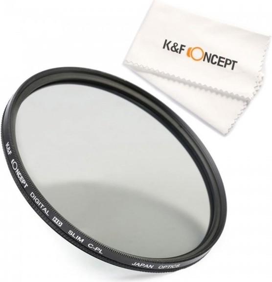 Produktbild K&F Concept Zirkulare Polfilter CPL (37 mm, Polarisationsfilter)