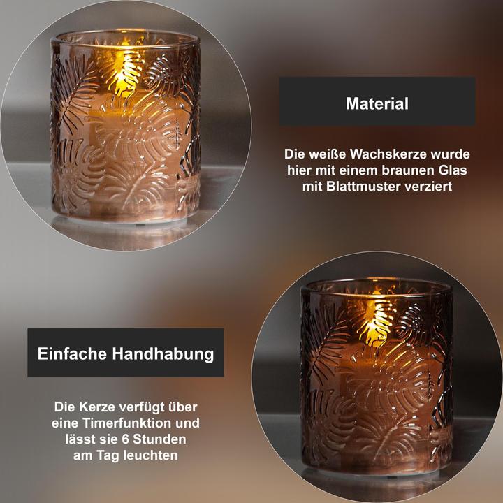 Actual product image Star Trading LED Pillar Candle Flame Leaf (1 x)