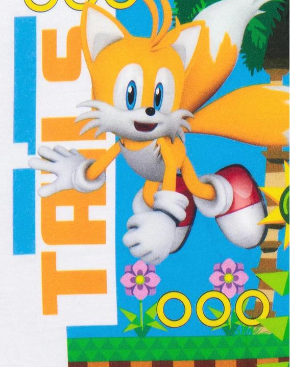 Image du produit Sonic The Hedgehog T-shirt à manches courtes pour enfants et adolescents avec queue de pie (146, 152)