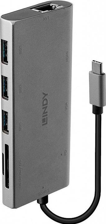 Actual product image Lindy USB 3.1 Type C Multi-Port Converter (USB-C, 4 Ports)