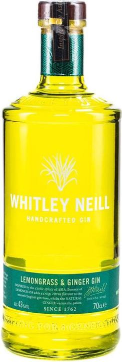 Produktbild Whitley Neill Lemongrass & Ginger (Zitronengras & Ingwer) Dry Gin (1 x 70 cl)