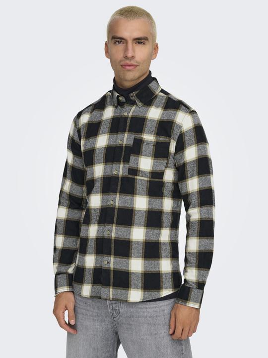 Actual product image Only & Sons Onsral Ls Slim Check Shirt (M)