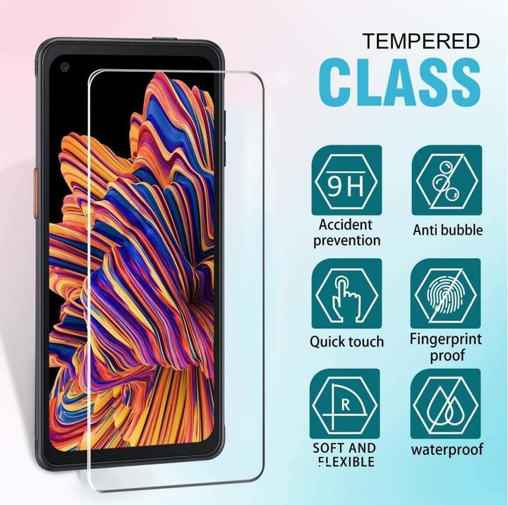 Produktbild Screenguard Samsung Galaxy XCover Pro Panzerglas Schutzfolie Case Friendly Design (1 Stück, Samsung Galaxy S21)