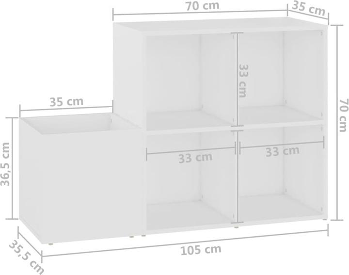 Actual product image VidaXL Kamila (105 x 35.5 x 70 cm)