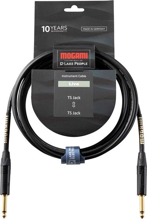 Actual product image Mogami Gold Series Instrument Cable (3 m, 6.3mm jack)