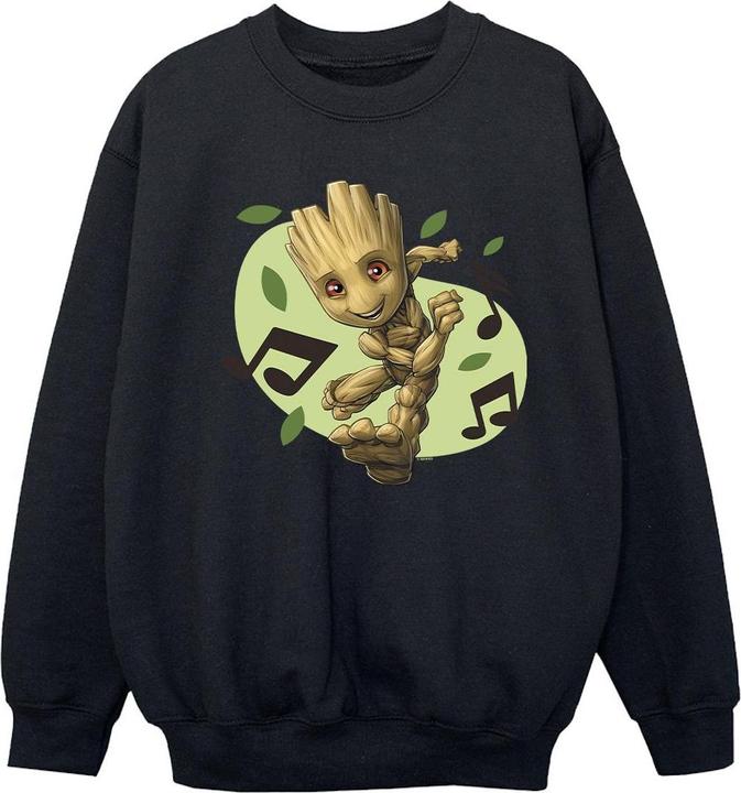Guardians Of The Galaxy Groot Musical Notes Sweatshirt Mädchen