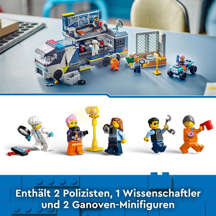 Image du produit LEGO 60418 Camion de police avec laboratoire (60418, LEGO City)