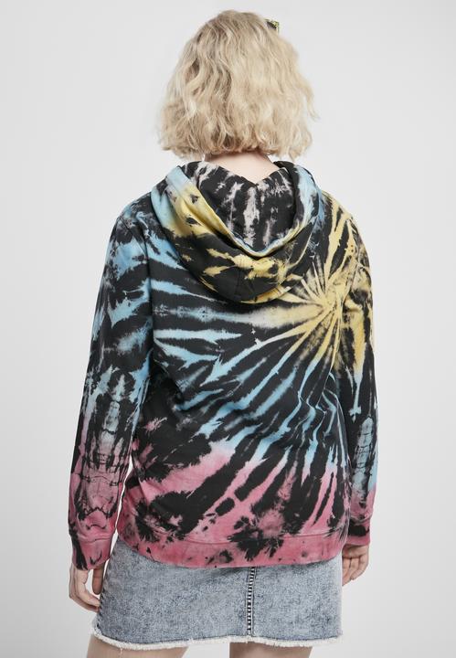 Immagine prodotto Urban Classics Felpa con cappuccio Tie Dye da donna (S)