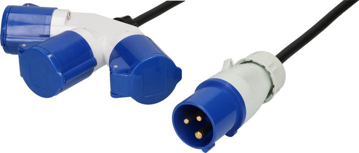 Max Hauri maxCAMP CEE extension H07RN-F3G1.5 IP44 3-pole (1.50 m, CEE 16/3)