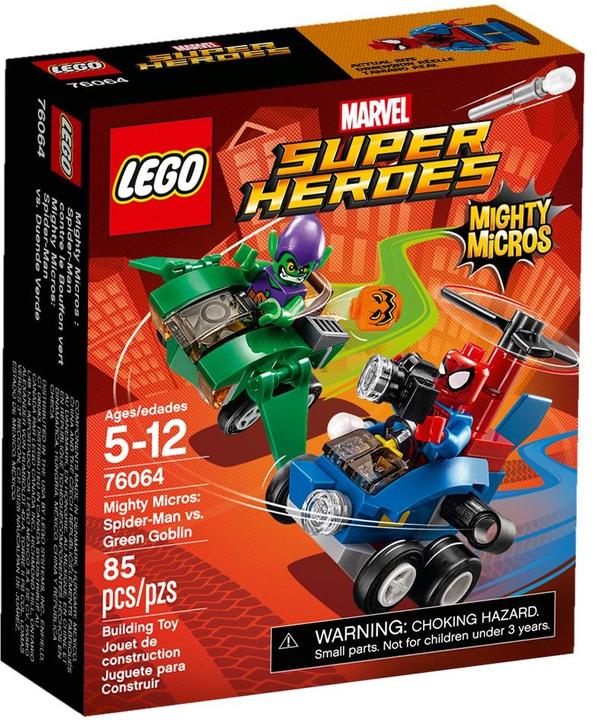 LEGO Marvel Super Heroes Mighty Micros: Spiderman contro Goblin (76064, LEGO Marvel)
