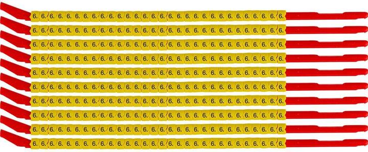 Produktbild Brady ClipSleeve Kabelkennzeichnungen, Grösse 10