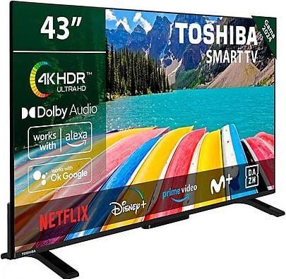 Actual product image Toshiba 43UV2363DG Fernseher 109,2 cm (43) 4K Ultra HD Smart-TV WLAN Schwarz 250 cd/m² (43", LED, 4K)
