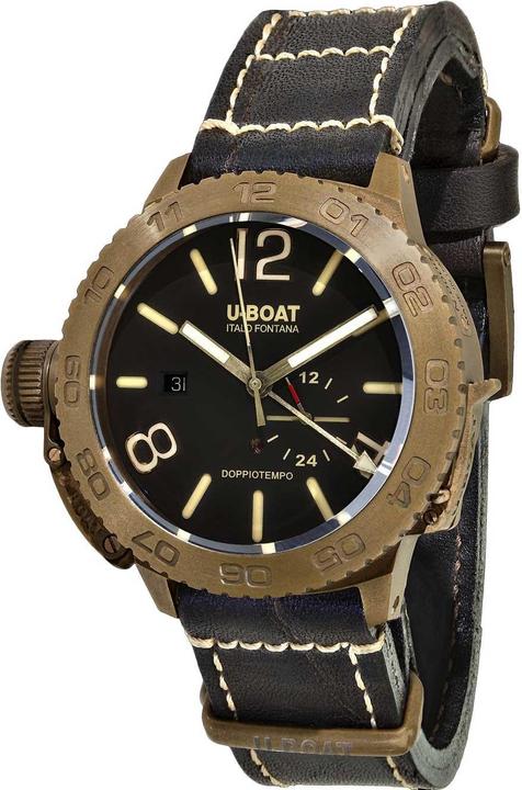 U-Boat 9008 Doppiotempo Bronze Automatik 46mm 10ATM (Swiss Made, 46 mm)