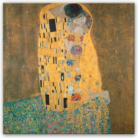 Immagine prodotto Trenddeko Klimt - Il bacio (20 x 20 cm)