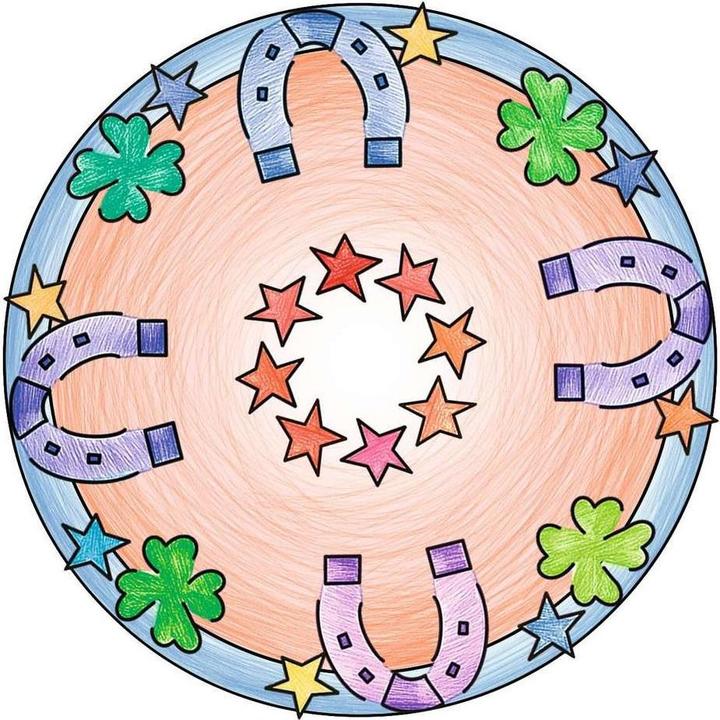 Actual product image Ravensburger Mini Mandala Horses