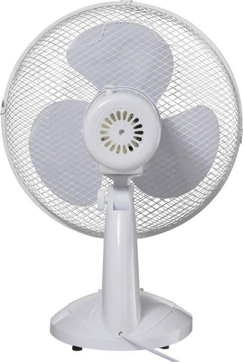 Image du produit Sygonix Tischventilator 40 W (Ø x H) 237 mm x 460 mm Weiss (49.30 dB)