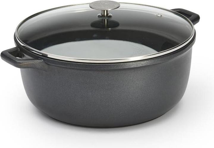 Image du produit de Buyer Choc Extreme Cocotte anti-adhésive avec couvercle en verre, induction (28 cm, Cocotte + faitout, Aluminium)