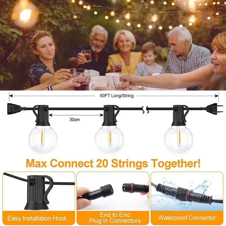 Produktbild Vandabao LED Lichterkette (25+2 Glühbirnen) (15 m)